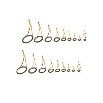 Royalways 18pcs 스테인레스 스틸 세라믹 낚싯대 가이드 폴 빌딩 용 아이 링