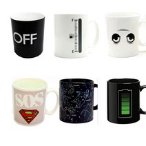 마블커피잔 6종1택/변색머그컵/변색머그잔/돌답례품, 05_배터리 머그컵