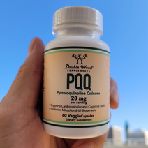더블우드 PQQ 20mg 60캡슐 x 1통 피롤로퀴놀린 퀴논