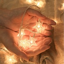 탑트레일/LED 감성 전구 별 전구 가렌드 줄 전구, 4M40구(컬러)