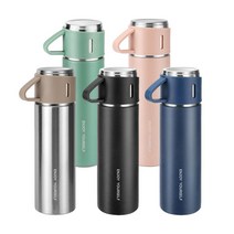 (1+1) 아이이피 V77 보온보냉 진공 텀블러, V77_스테인리스, V77_그린