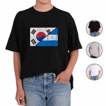 ATOGATO 대한민국 온두라스 국기 맞춤 반팔티