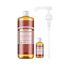 닥터브로너스 캐스틸 솝 950ml+60ml+펌프 세트 12종 택1, 유칼립투스 950ml+60ml+펌프