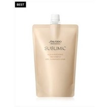 시세이도 서브리믹 아쿠아 인텐시브 트리트먼트 (DRY/리필) 450g [건조하고 손상된 모발용], 450ml, 1개