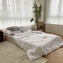 구름이불 60수 순면 고밀도 홈쇼핑이불 화이트 싱글 퀸 킹 S/Q