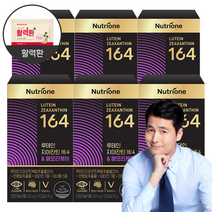 뉴트리원 루테인지아잔틴164 두뇌 & 눈 건강 은행잎추출물 뇌 건강 기억력 인지력 개선 활력환 기획세트, 30정, 6개