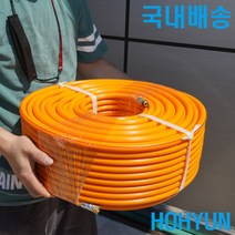 농약호스 고압분무기 동력 농업용 인삼 호스 내경 6.5 / 8.5 / 10 / 13 mm 호현산업, 3.분무기호스 황색 내경10mm x 100m