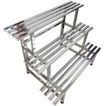 화분 거치대 다층 다육 진열장 철제 받침대 식물 진열, 길이 80cm