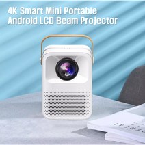 주원 4K 안드로이드 미니 빔프로젝터 가정용 캠핑 휴대용