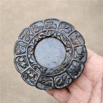 고급 벼루 돌벼루 서예용품 단계연 티베트 홍산 문화 천연 운석 동상 조디악 로그인 태극권 가십 컬렉션 장식 펜던트 책상 마스코트, Style two