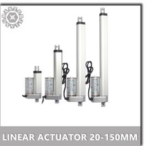 가이드 서보 모터 액츄에이터 선형 액추에이터 20mm 30mm 50mm 100mm 150mm 스트로크 드라이브 전기 컨트롤러 100/200/300/500/700/1000N., [10] 24V 150mm stroke, [08] 5mm per second 2000N