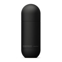 아소부 스텐 보온보냉 알약 텀블러 420ML 오브, 블랙