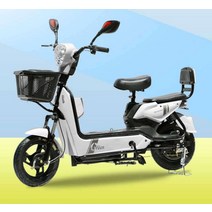 유아동반 2인 전기 자전거 전동 14인치 2인승 자전거, 상세이페이지 참고, 블랙