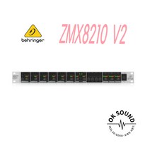 BEHRINGER 베링거 ULTRAZONE ZMX8210 V2 8입력 3구역분할 라인 믹서 (안내방송/배경음악/상업매장용)