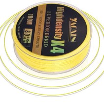 100M 4 가닥 꼰 노란색 낚싯줄 PE 다목적 브레이드 와이어 스무더 플로팅 라인 야외 태클, 12 0.18mm_01 간선