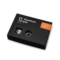 EKWB EK-퀀텀 토크 HDC-12 압축 피팅 리지드 튜빙 12mm OD 블랙 6팩, Satin Titanium