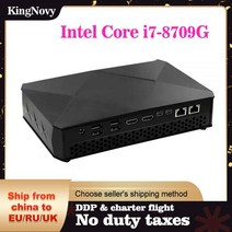 Kingnovy-NUC PC 인텔 코어 i5 8305G i7 8709G 게임용 미니 컴퓨터 2 * HDMI2.0 2 * 미니 DP 4x4K Radeon RX Vega M GH 그래, Intel Core i5-8305G, UK, 16GDDR4 512GSSD WiFi