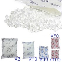 실리카겔 100g 30 10 5 3 종이포장 작은 의류 신발 식품 의약품 곰팡이 방습제 제습, 10g 30개