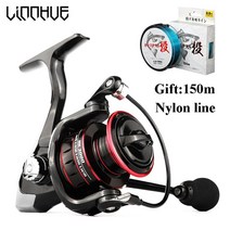 낚시 전동릴 스피닝 릴 LINNHUE-낚시 1000-7000 금속 EVA 그립 잉어 바닷물 담수 액세서리 Pesca, 3000의 시리즈, HK(EVA GRIP)