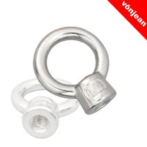 본젠 KM-015F 스테인레스 아이너트 스크류 어댑터 1/4 암나사 (카라비너 클램프 케이블 이지리그 등), 단품없음