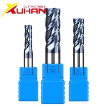 금속절단기 슬라이딩 고속 각도 절단기 HRC50 1 2 3 4 5 6 8 10 카바이드 엔드 밀 밀링 절삭 공구 합금 텅스텐 스틸 커터 엔드밀 CNC 기계, 15 12X12DX75L-4F