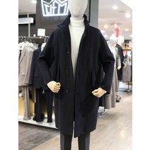 티아이포맨 티아이포맨 21 F/W 다크네이비 핸드메이드 하이넥코트 M218MCTM901 (P001895875)
