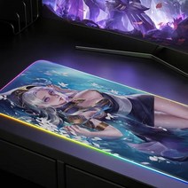 rgb 장패드 RGB 빛나는 마우스 패드 사무실 게임 홈 천막 키보드 초대형 두꺼운 멋진 노트북 사용자 정의, 22 y_01 Thickness 3MM