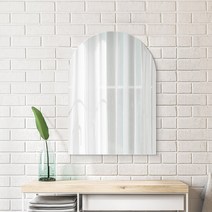 노아하우스 노프레임 아치형 욕실 화장대 벽걸이 거울