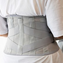 혁선생 바로새움 의료용 허리보호대 허리 복대 아대 Lumbar H-01, XL (Gray)