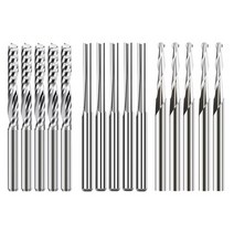 목공부품 End Mill Engr기능ing Bits Set 15Pcs CNC Router For Woodworking Acrylic Cutting 3.175/2Mm Sh, 01 은