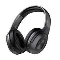 Dacom HF002 헤드폰 블루투스 5.0 슈퍼베이스 4 스피커 접이식 휴대용 무선 이어폰 85h 긴 배터리 수명 마, 02 Black