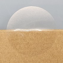 50mm 투명 원형 밀봉씰 마감 포장용 스티커 500p