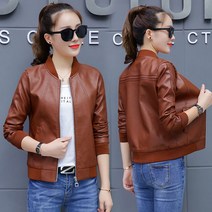 여성 가죽 자켓 캐주얼 아우터 PU 코트 FC5066