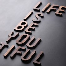 2개묶음 0206-040 원목 알파벳 이니셜 A-Z 나무글자 우드 로고 1+1 대박다잘됨몰, 알파벳 O(대문자)