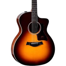 Taylor 214ce DLX Grand Auditorium Acoustic-Electric Guitar Tobacco Sunburst, One Size, One Color