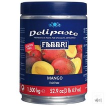 Fabbri Delipaste Mango Flavoring Paste 파브리 망고 향 베이킹 페이스트 대용량 52.9oz(1.5kg)