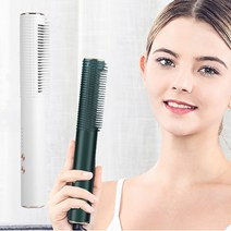 Routop 빗 고데기 매직기 온도 조절 쾌속 가열 스트레이트 파마 헤어케어 가정용 휴대용, 화이트, Routop-6005