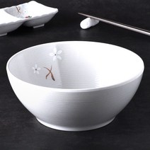 백청아 멜라민 샤링 면기 6호 우동 라면 국수 우동기 라면기 짜장면 짬뽕 그릇