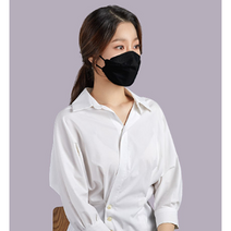 케이메딕(K-medic) KF94 마스크 대형 블랙 개별포장 50매 모든 원부자재 국산, 블랙 50매