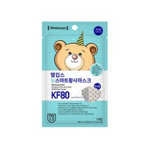 웰킵스 초소형 뉴스마트 황사 마스크 KF80, 5매