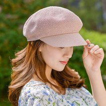헌팅캡 여름 모자 여성 밀짚 빵모자 남자 여자 메쉬 숏챙 캡모자 라운이퍼헌트 (4컬러) - 주문시 판매자!! 색상이름!! 확인 필수