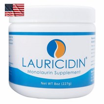 미국 Lauricidin Original Monolaurin 3000mg 227g 라우리시딘 모노라우린 팔렛 모노로린 코코넛 추출물