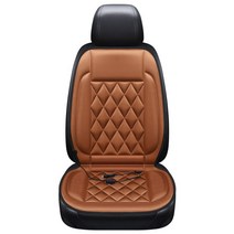 Zoomland 자동차온열시트 온열시트 운전석 12V/24V 전용, 12v브라운1pc, 1개