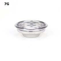 캡슐 커피머신 58mm 1/2 컵 7/18g 바텀리스 포터필터 교체 바구니 E61 커피 머신 메이커 에스프레소 부품, 01 7g 1 cup