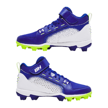 언더아머 하퍼6 미드 RM 남자야구화 블루