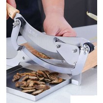 약초 작두 커터 한약 슬라이서 떡 절편기 절단기 컷팅, 업그레이드 60°이상 15.5cm 130mm