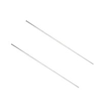 GHSHOP 2x50cm 알루미늄 둥근 관 파이프 폴 중공 축 od. 8mm, 설명, 실버