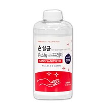 손소독제 스프레이 리필용 리슈아 500ml 스탠딩 발열체크기 디스펜서용, 1개