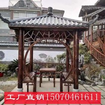 정자 팔각정자 육각정자 나무102867, 2.6m 수지 타일 코너 정자