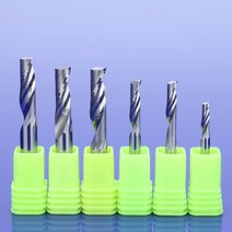 1Pcs 3.175/4/5/6/8mm 알루미늄 CNC 공구용 단일 플루트 밀링 커터 솔리드 카바이드 알루미늄 복합 패널, [54] 12x52mm